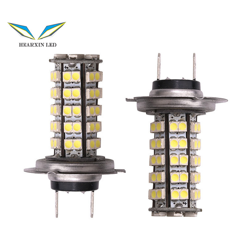 LED Lamp H11 H8 H7 H1 H3 H4 9005 9006 3528/1210 68SMD LED Fog Lights White 12V H8 led Fog Light Bulb Wholesale