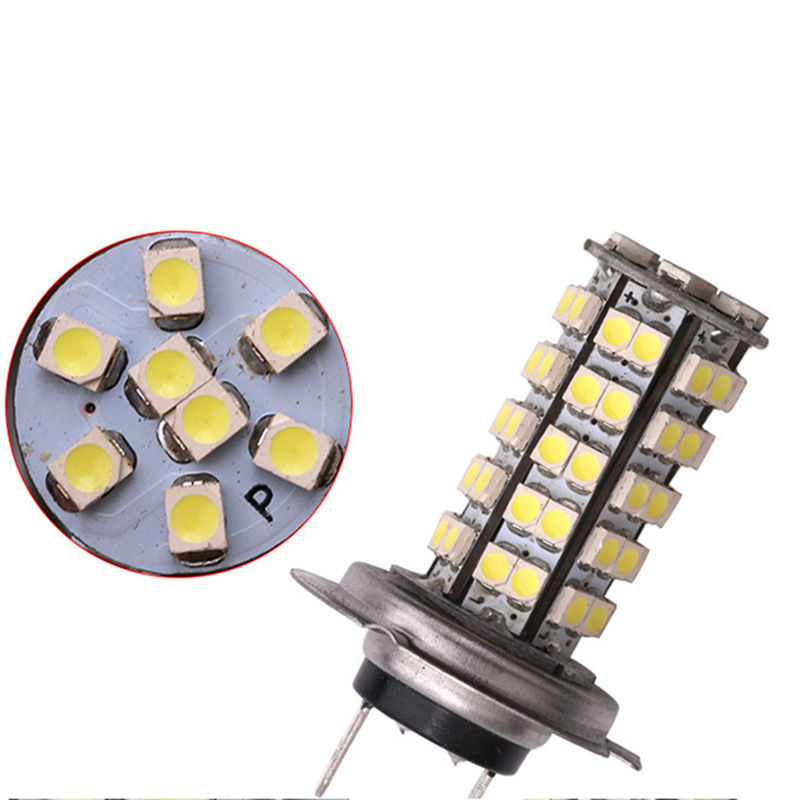 LED Lamp H11 H8 H7 H1 H3 H4 9005 9006 3528/1210 68SMD LED Fog Lights White 12V H8 led Fog Light Bulb Wholesale