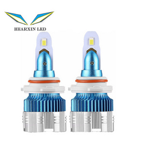 H7 50W 8000LM Flip Chips Mi2 LED Headlight Kit All-in-one Design Mini Size Fan LED Lighting Car Front Lamps Bulbs 6K