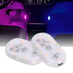 HearxinLED Touch Sensor USB LED Ambient Lights for Car Wireless Colorful Atmosphere Lamp Auto Interior Decorative 7 Colors