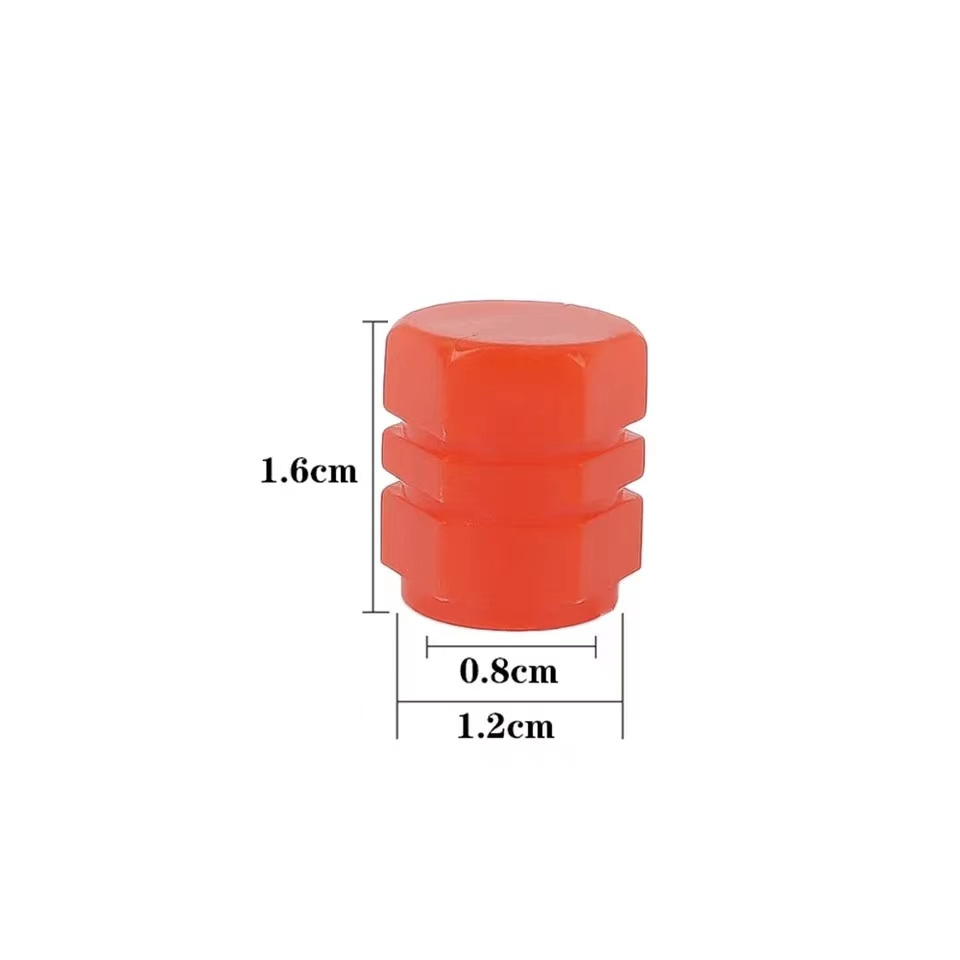 Universal Luminous Car Tyre Valve Caps Fluorescent Night Glowing ABS Plastic Tire Valve Decor Cover for Car Motorcycle