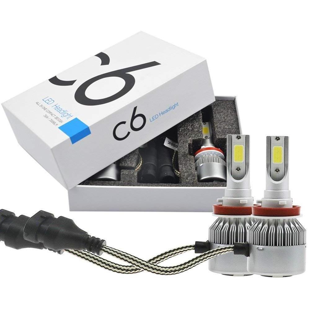 C6 H1 H3 Led Headlight Bulbs H7 Car Lights H4 880 H11 HB3 9005 HB4 9006 H13 6000K 6500K 72W 12V 8000LM Auto Headlamps