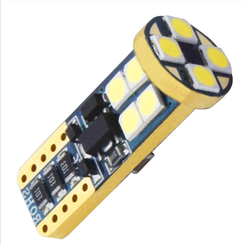 T10 3030 12smd W5W LED Canbus Bulb White for Car Interior Reading Light 12V No Error 168 194 Clearance Signal Lamp for Car