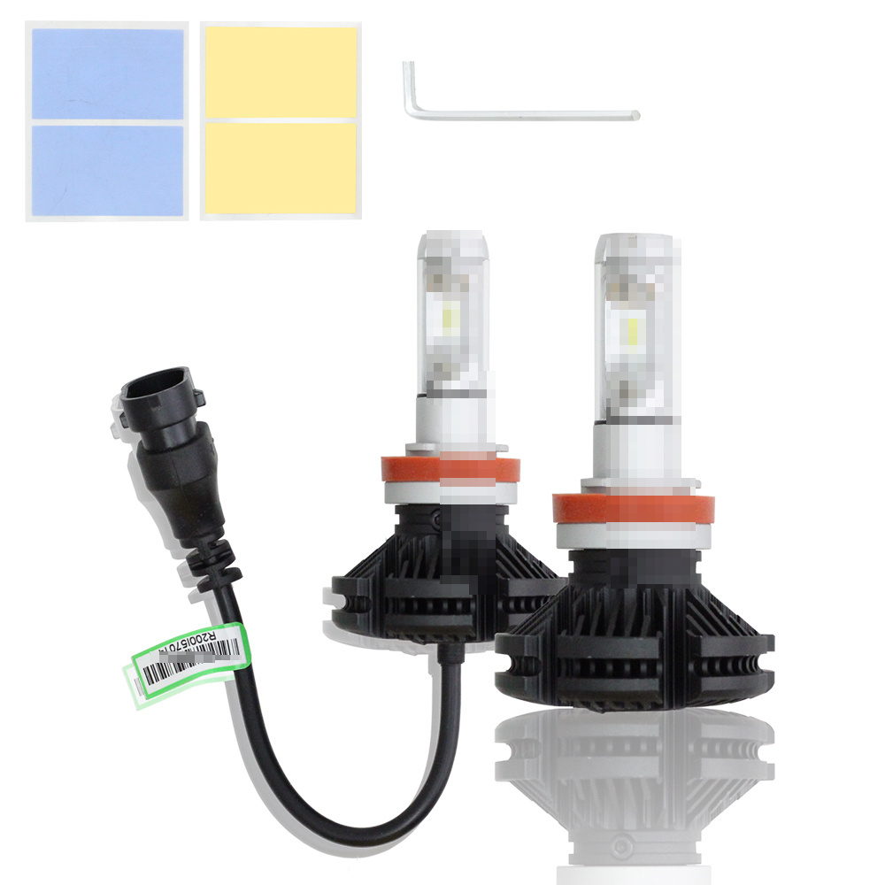 Car Light H4 LED H7 H11 3000K 6000K 8000K HB3 9005 HB4 9006 Car LED Headlights Bulbs 50W 6000LM Headlamp Auto