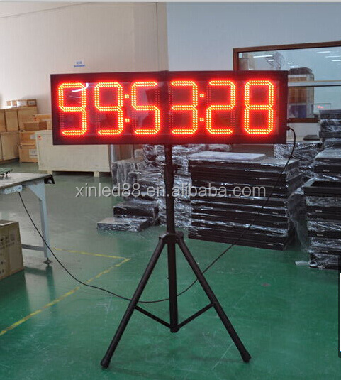 Hot-sale outdoor waterproof time clock 7 segment electronic digital led panel