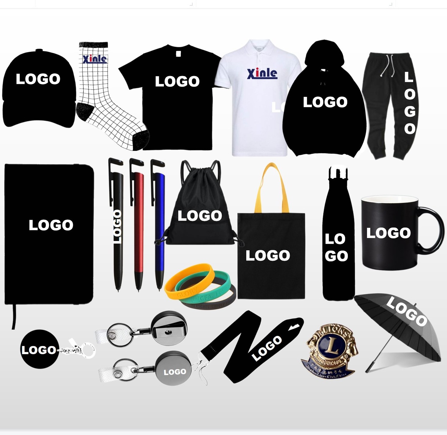 Design your own logo cheap vip products corporate gift set luxury promotional merchandising promotional gift