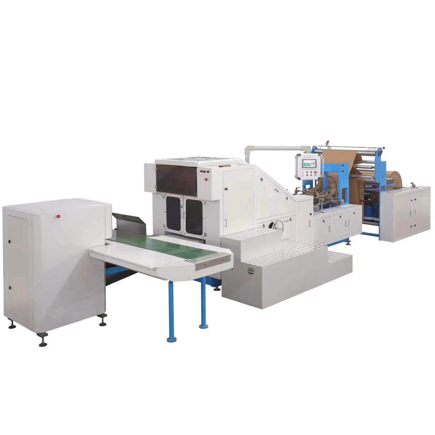 Product V-bottom Hand Holding Paper Bag Making Machine with Flexo Printing Machine Cement Bag Kraft Paper Bag Machinery Paper