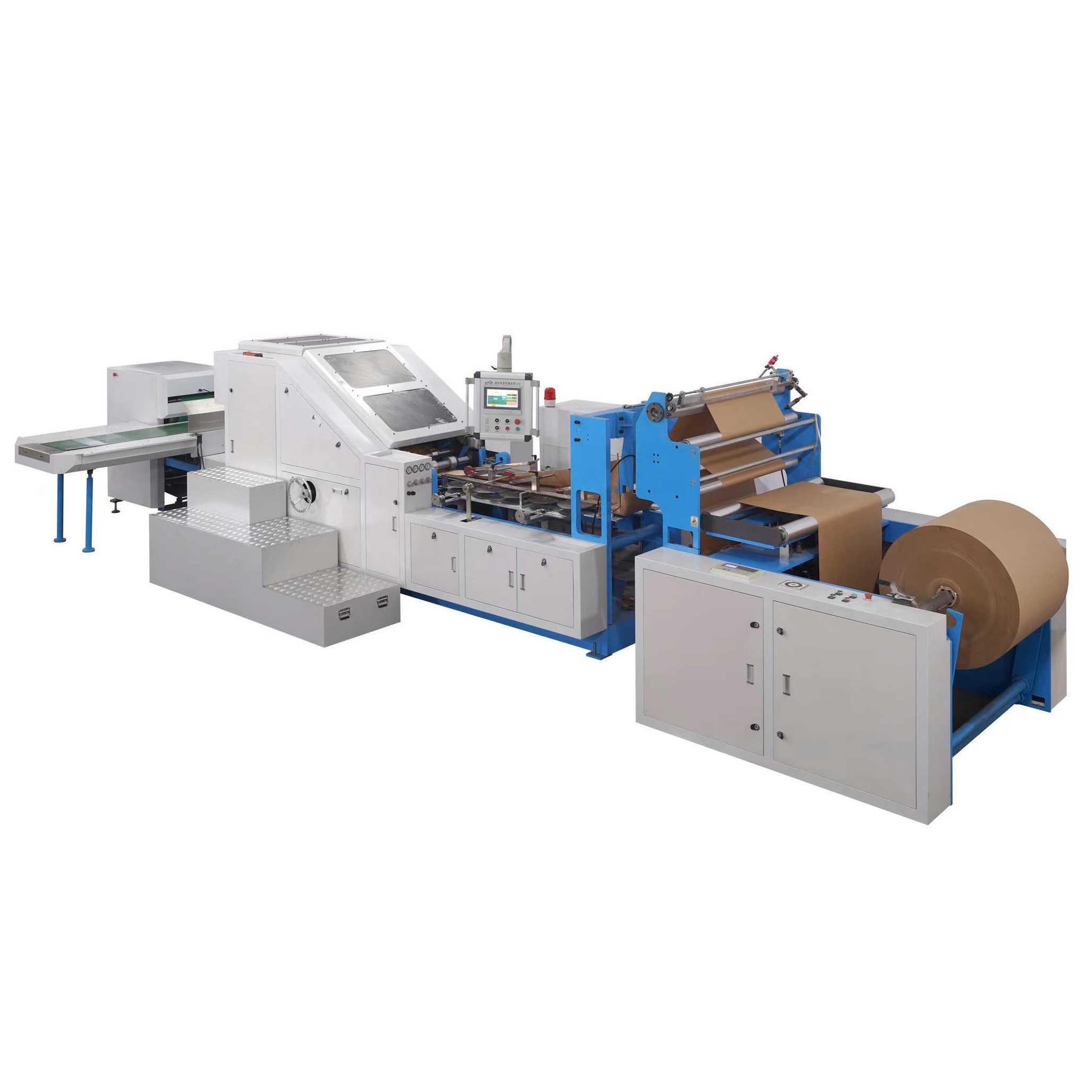 Product V-bottom Hand Holding Paper Bag Making Machine with Flexo Printing Machine Cement Bag Kraft Paper Bag Machinery Paper