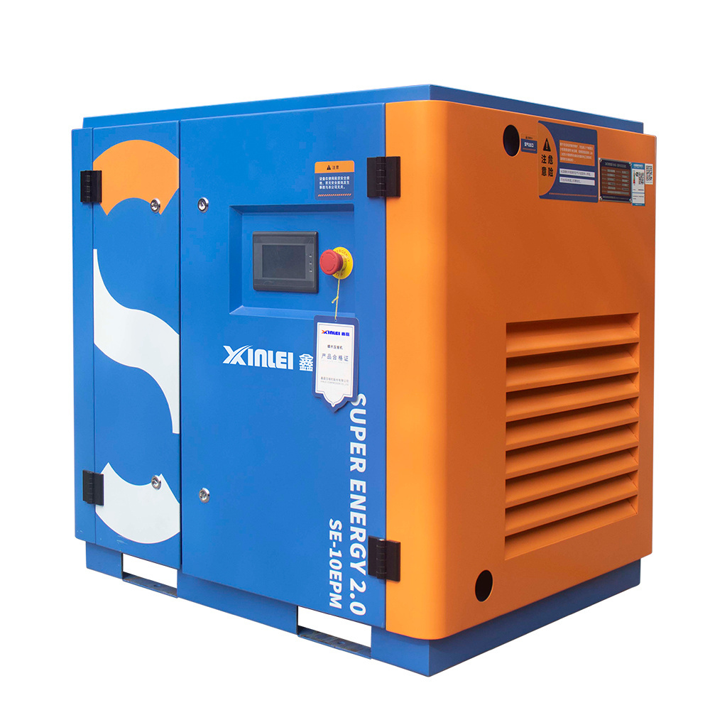 EPM10A XINLEI industrial direct drive inverter rotary vsd screw air compressor