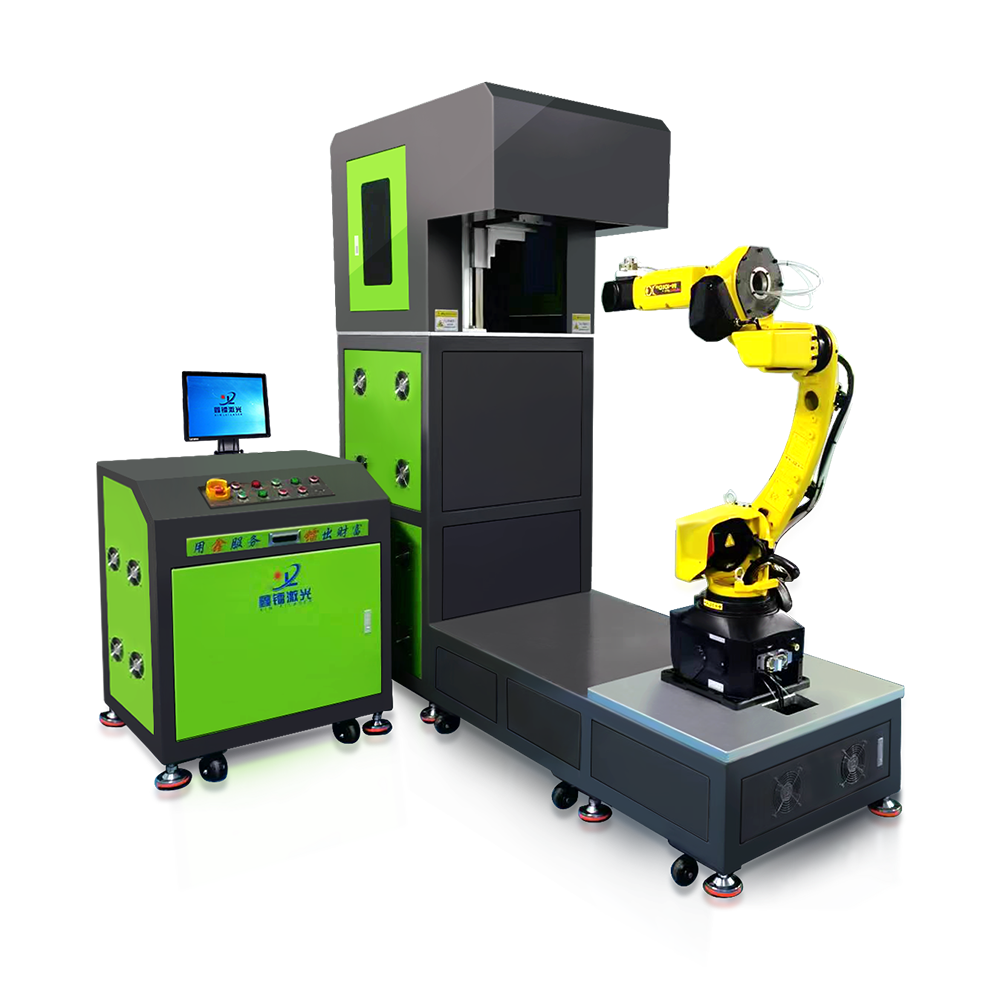 3D Mini Big Format Car Frame Automatic Laser Engraving Machines with Robot Hand for All Materials Metal Stainless Steel