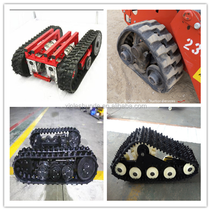 Small Robot Snowblower Rubber Track Kit