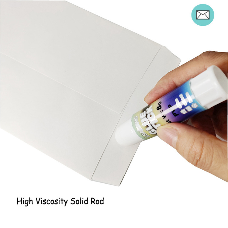 24 Pcs Display Box Non-toxic Glue White Texture Strong Adhesive PVP Glue Stick School Office Stationery Supplies