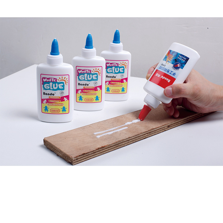 Top factory wholesale office school supplies liquid glue high quality 120ml non-toxic White Glue For Slime