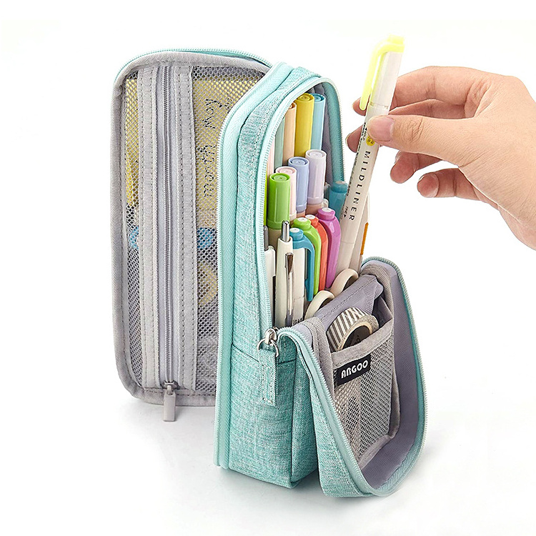 Best zippered stand up pencil bag set Stationery Manufacturer for girl