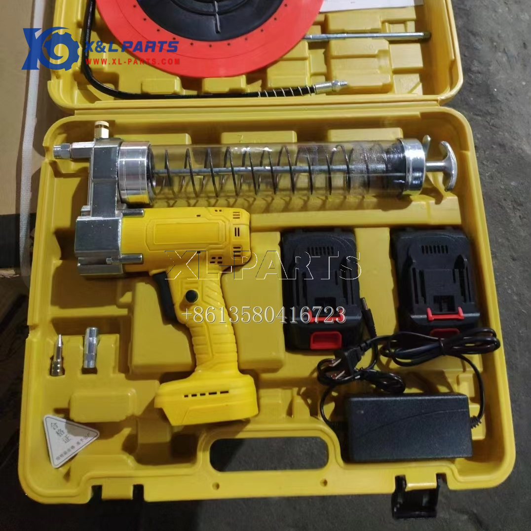 Electric Grease Machine Automatic Grease Gun Lithium Battery Powered Rechargeable Electric Grease Gun for Excavator Maintenance