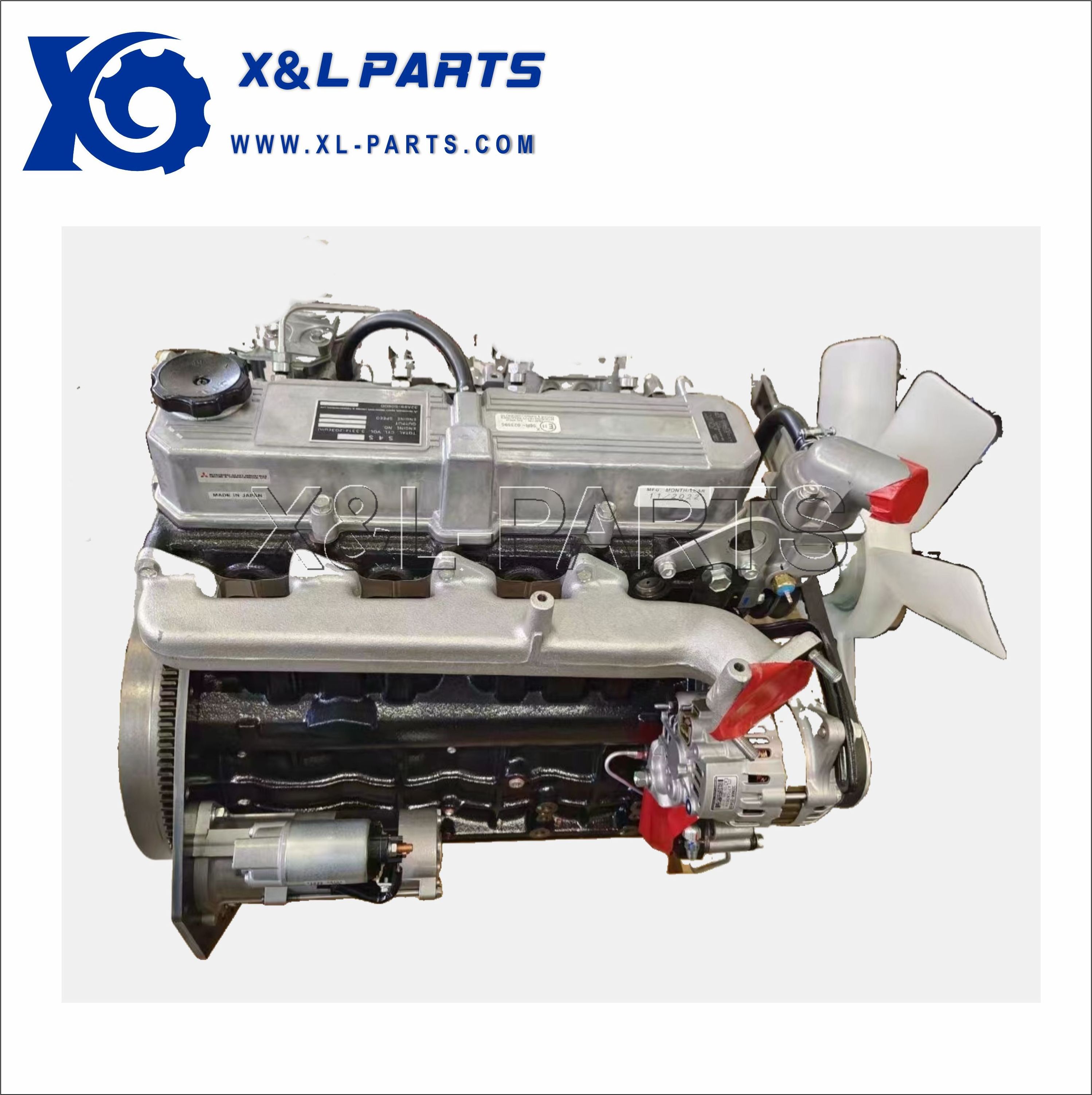 X&lS4S-DT S4S-T S4S Mitsubishi Engine S4S-DT S4S-T S4S Diesel Engine S4S 55KW 62KW 2500RPM