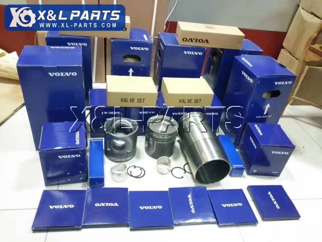 X&L D12D D13F Diesel Engine Parts Piston Cylinder Liner Assembly Engine Overhaul Kit For Volvo 460 480 700