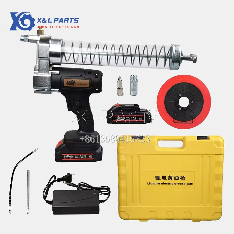 Electric Grease Machine Automatic Grease Gun Lithium Battery Powered Rechargeable Electric Grease Gun for Excavator Maintenance