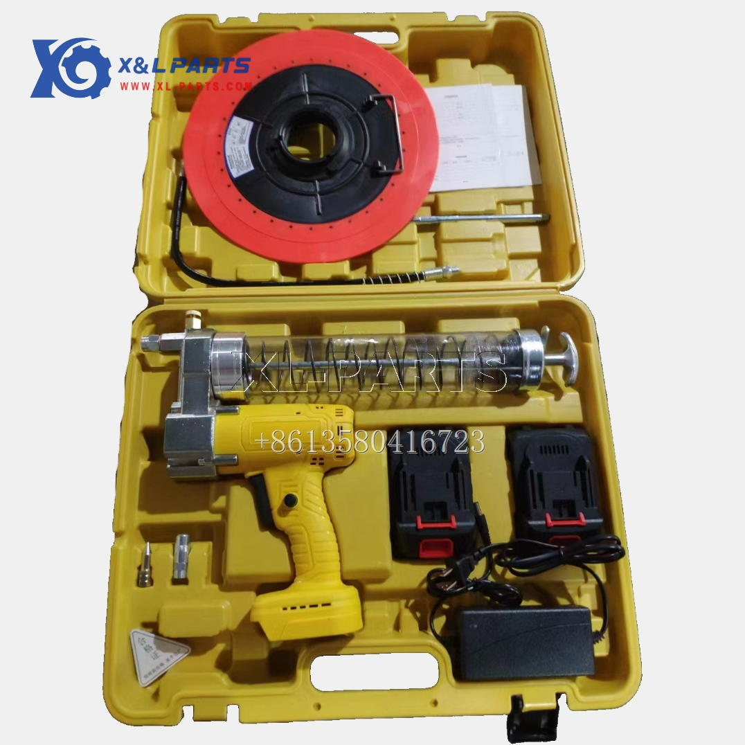 Electric Grease Machine Automatic Grease Gun Lithium Battery Powered Rechargeable Electric Grease Gun for Excavator Maintenance