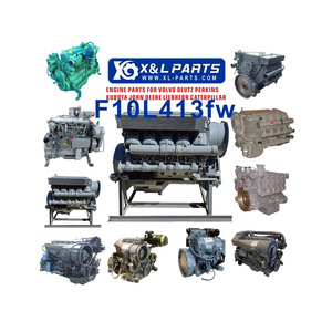 X&L Air Cool Diesel Engine 231HP 2300 Rpm Air Cooled V10 Diesel Engine F10L413FW For Deutz Construction Machinery