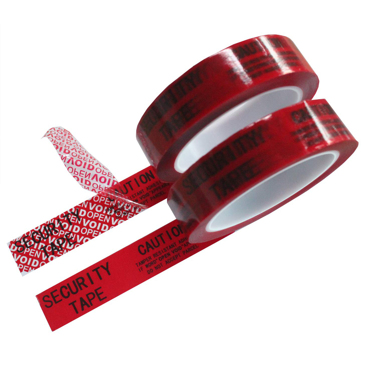 Serial Number Transfer Tamper Evidence Seal Custom Open Void Security Adhesive Tape