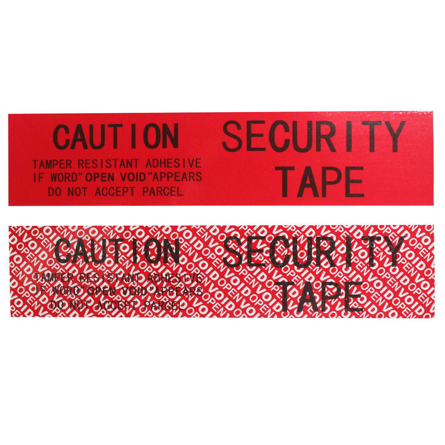 Serial Number Transfer Tamper Evidence Seal Custom Open Void Security Adhesive Tape