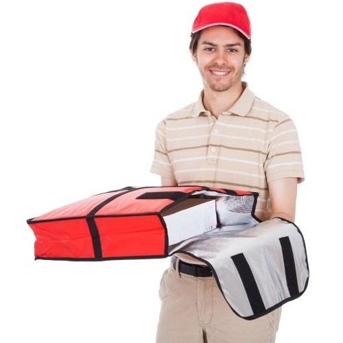 12V heated waterproof insulated thermal pizza delivery bag