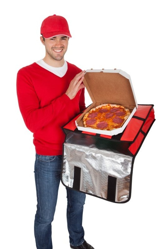 12V heated waterproof insulated thermal pizza delivery bag