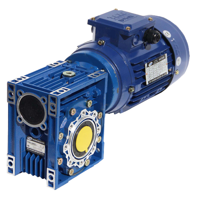 Three-phase ac asynchronous worm gear motor brake three-phase motor with