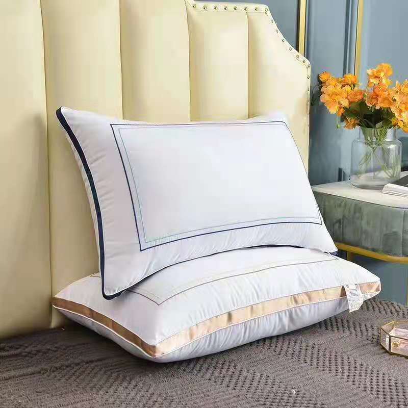 The Best Choice For All Season Natural Cotton Pillow 100% Cotton Filling Customized soft microfiber fabric popular new