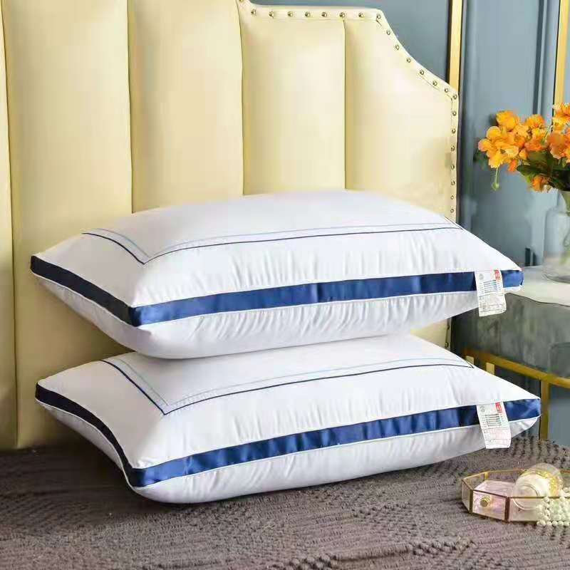 The Best Choice For All Season Natural Cotton Pillow 100% Cotton Filling Customized soft microfiber fabric popular new