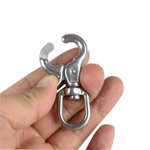 Rigging hardware stainless steel 316 trigger swivel lobster clasp snap hook