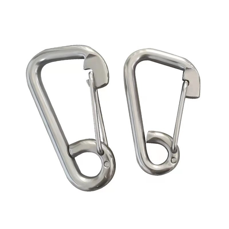 Stainless Steel Safety Metal Snap Hook Carabiner Snap Hook for Hiking Climbing