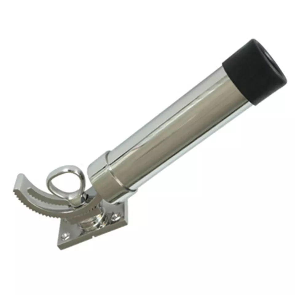 marine stainless steel boat all direction adjustable fishing flush mount outrigger rod holder