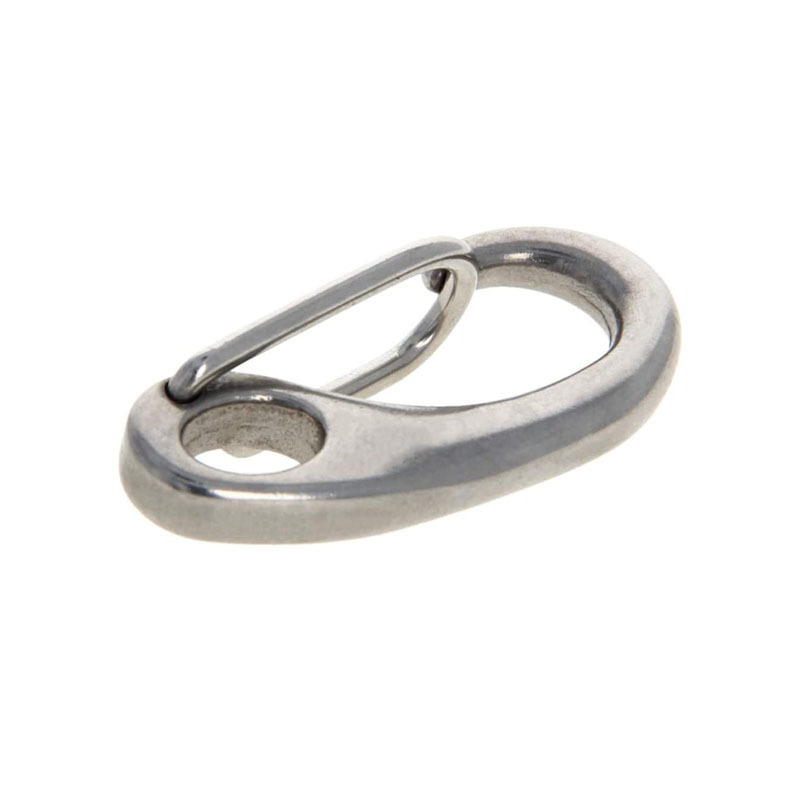 Stainless Steel 304/316 Carabiner Egg Shaped Spring Gate Clip Snap Hooks