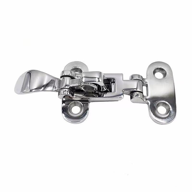 Solid Construction Stainless Steel 316 Marine Grade Boat Door Hatch Anti-rattle Latches Hold Down Clamp Latches