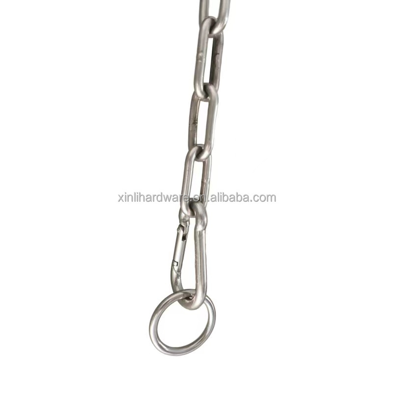 Marine rigging hardware bag accessories Stainless Steel Chain Linking Metal Welded Round O Ring