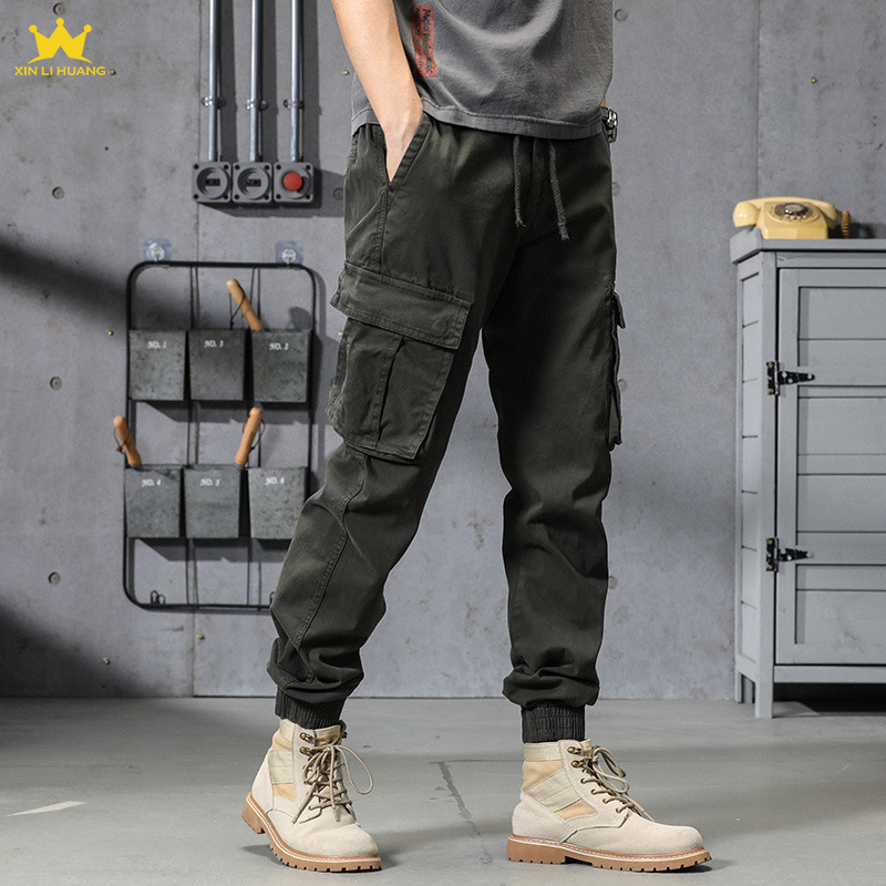 Men's Outdoor Light Cargo Tactical Pants Hiking Hunting Multi Pocket Cargo Pants