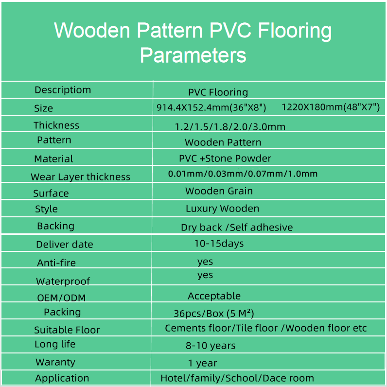 china factory LVT Tile Pvc Flooring Pisos De Vinil Floors waterproof Self Adhesive Stickers wooden vinyl plastic Pvc flooriing