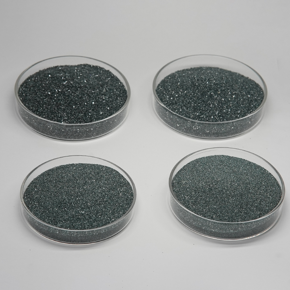 High Hardness 9.5 mohs 1500# Green Silicon Carbide Powder for Sandblasting