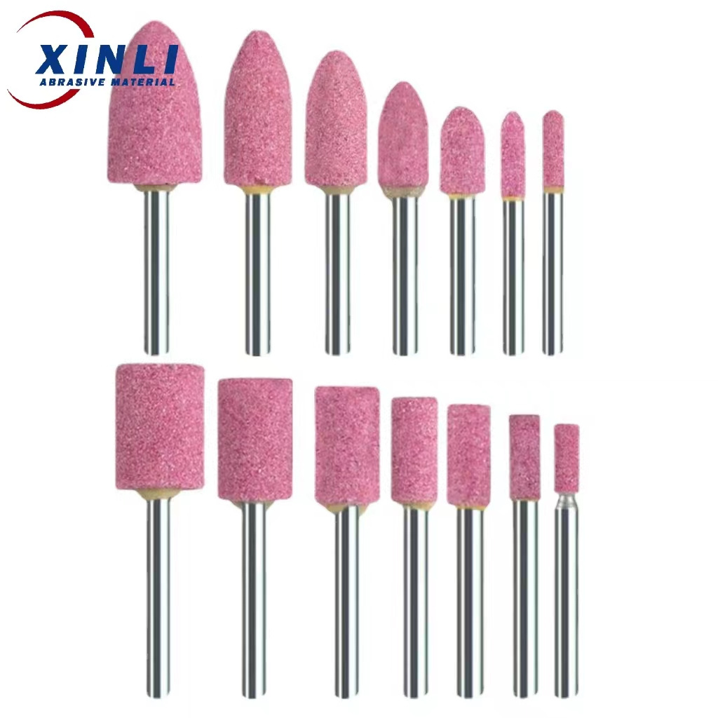 Ceramic grinding head chrome corundum cylindrical bullet head white corundum flint cone grinding wheel grinding head polishing