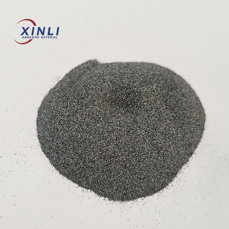 98.5% Purity Sic Black Silicon Carbide Resin-coated Carborundum Grits Emery Sand for Polishing Sandblasting OEM Customizable