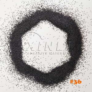 Black Corundum Sphere Ball Aluminium Oxide Black Fused Alumina #36 Aluminum Oxide for Lapping Blasting Grinding Polishing