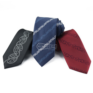 Black Red And Blue Striped Tie Luxury Ties Men Corbatas Para Hombre Personalizado Necktie Jacquard