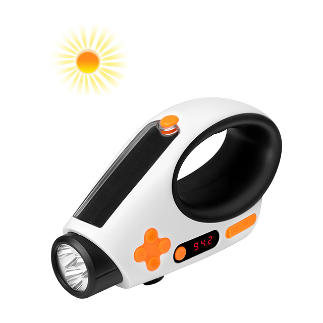 Japan frequency radio solar energy torch light popular