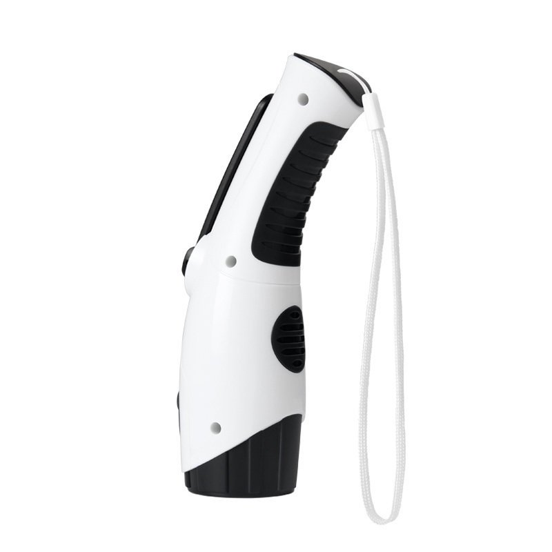 Dynamo Rechargeable Hand Crank Self-Powered AM/FM Radio with self charging Flashlight with laser pointer