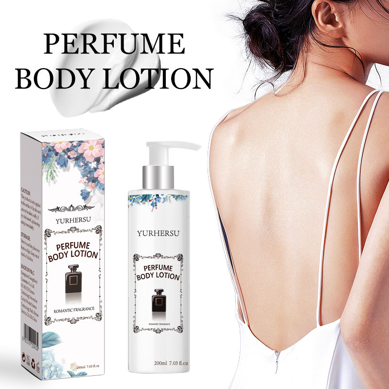 Private Label Korean Perfume Natural Moisturizing Black Skin Lightening Whitening Body Lotion