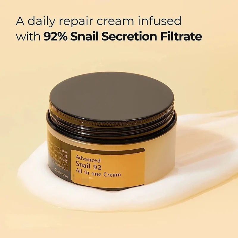 Wholesale Repair Whiten Snail Face Cream Moisturizing Whitening Anti Aging Blemishes Fine Lines Pores Shrink Snail Mucin Cream