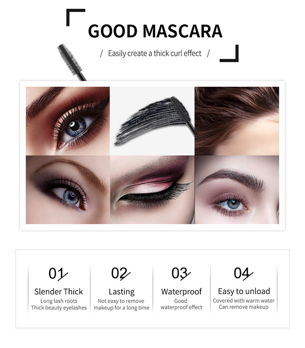 New product waterproof beauty eyelash growth liquid custom private label 4d lash extender mascara