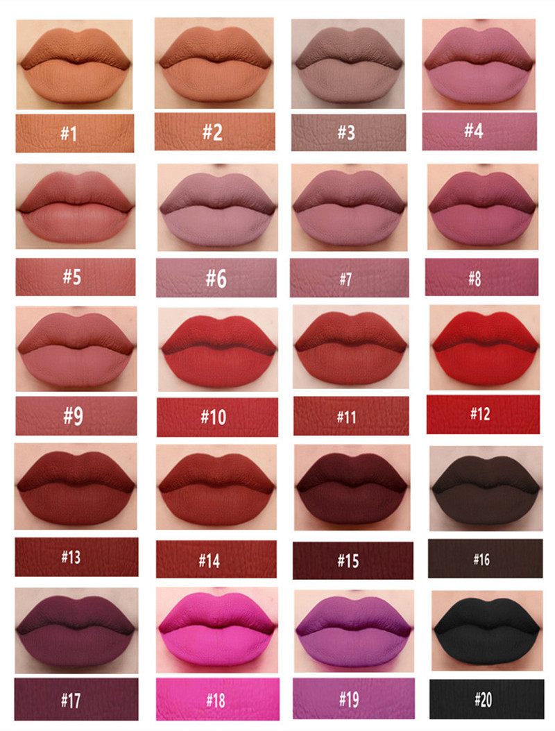 Vegan Cosmetics Private Label Waterproof Pigmented Liquid Lipstick